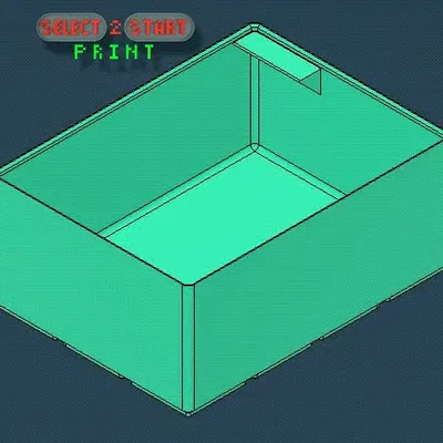 Hộp 4x3x10 | Nhãn | Gridfinity | Quản lý bàn làm việc | Dụng cụ