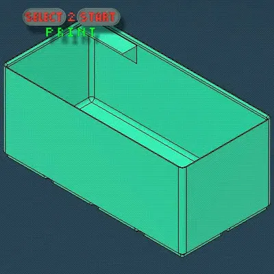 Hộp 2x4x10 | Nhãn | Gridfinity | Sắp xếp Bàn làm việc | Dụng cụ | In một lần
