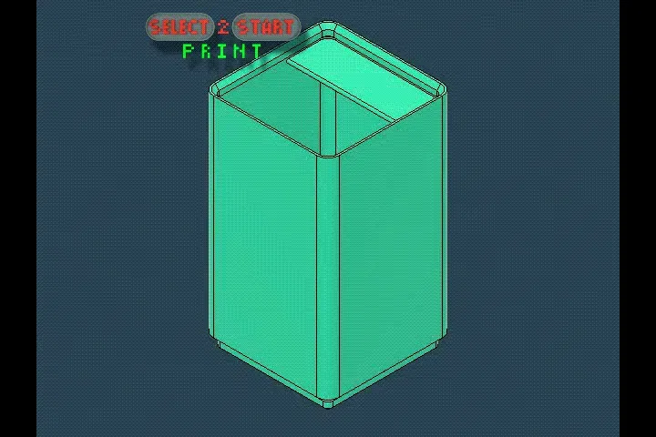 Hộp 1x1x10 | Nhãn | Gridfinity | Sắp xếp bàn làm việc | Dụng cụ | in_chọn_cất - Image 1