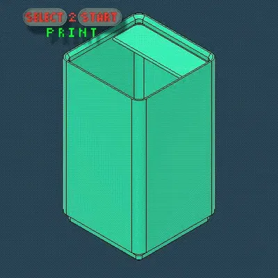 Hộp 1x1x10 | Nhãn | Gridfinity | Sắp xếp bàn làm việc | Dụng cụ | in_chọn_cất