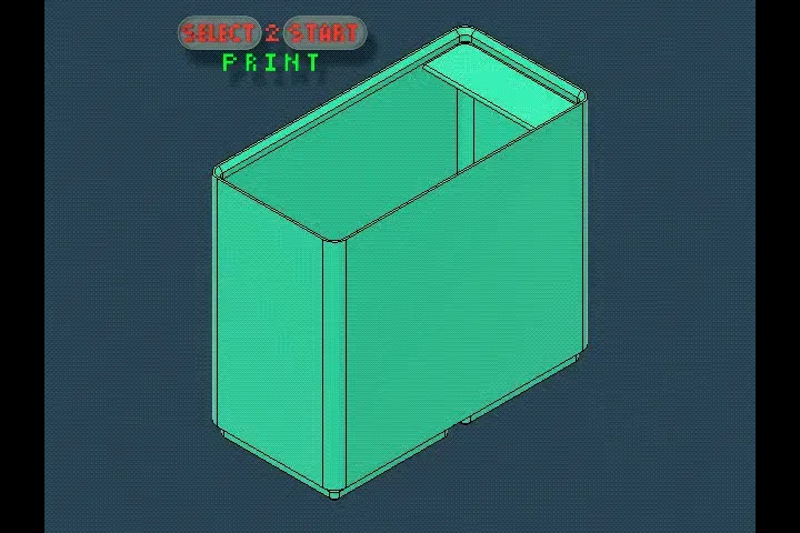 Hộp 2x2x10 | Nhãn | Gridfinity | Kệ Sắp Xếp Bàn | Dụng Cụ | in2lần - Image 1