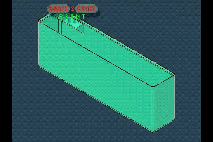 Hộp 2x1x10 | Nhãn | Gridfinity | Dụng cụ tổ chức bàn làm việc | select2stertPrint - Image 1