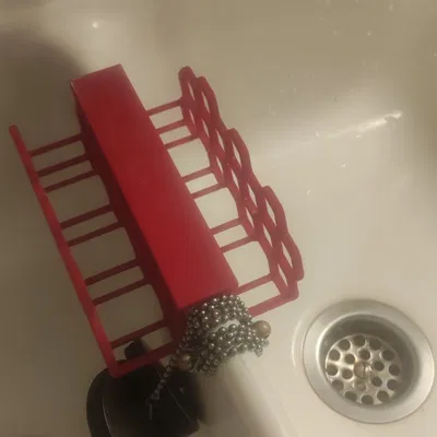 Support éponge lavabot