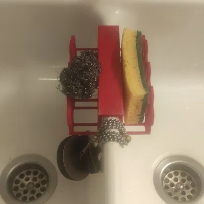 Support éponge lavabot