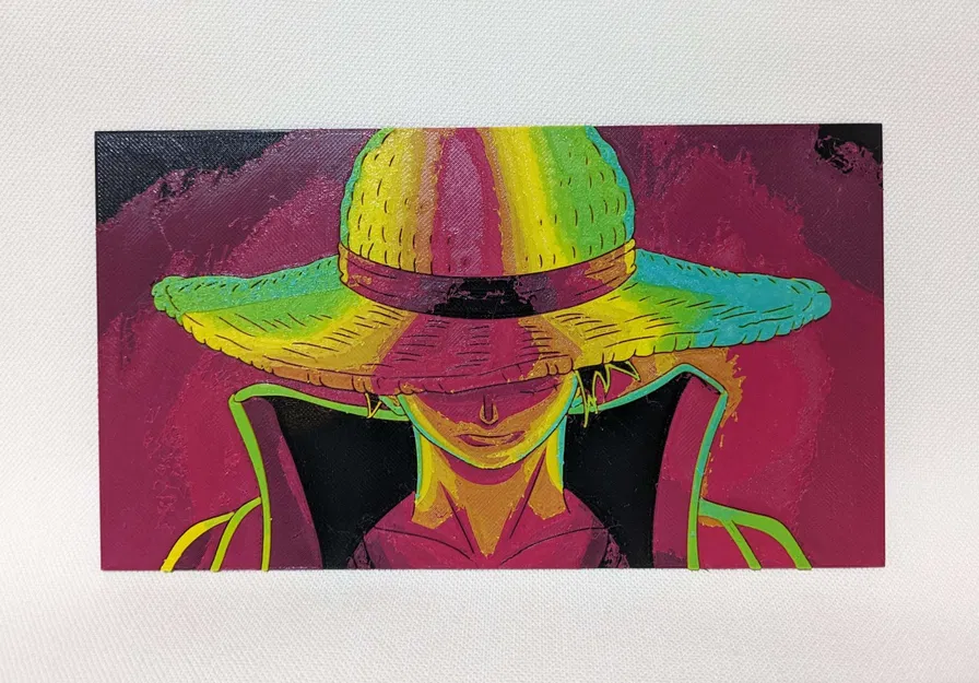 Khỉ Monkey D. Luffy One Piece - HueForge - Image 2