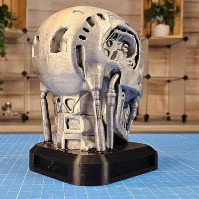 Đầu Terminator Có Mắt LED