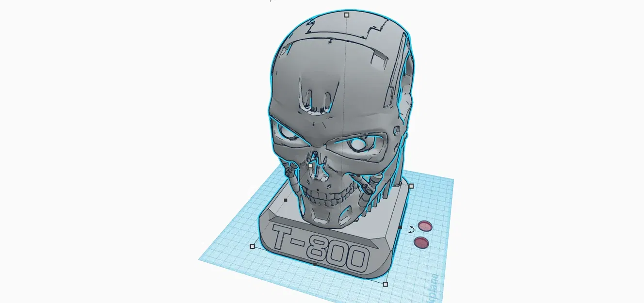 Đầu Terminator Có Mắt LED - Image 4