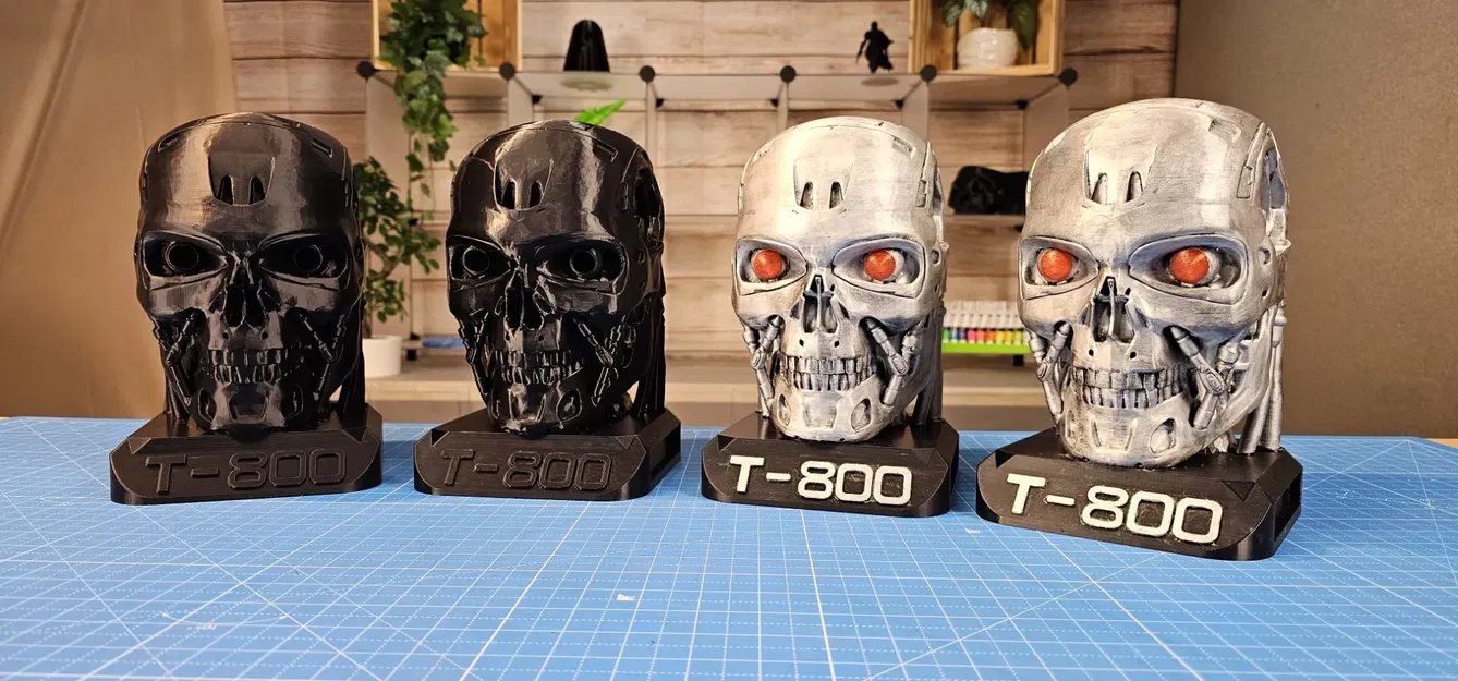 Đầu Terminator Có Mắt LED - Image 9