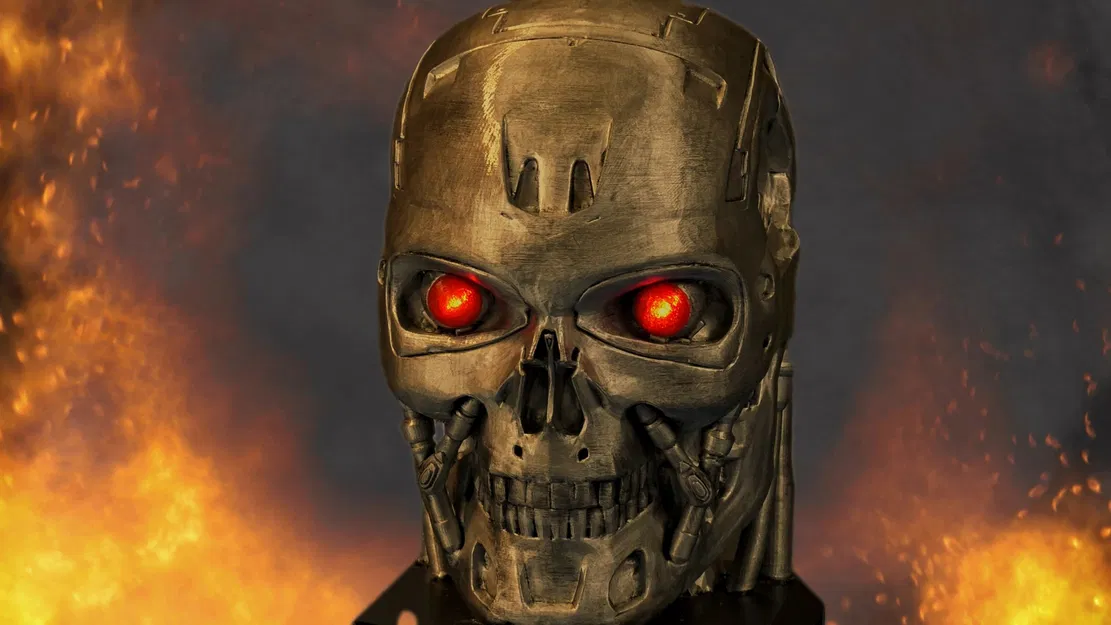 Đầu Terminator Có Mắt LED - Image 12