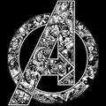 Logo Marvel Avengers - Hueforge - Thumbnail 2