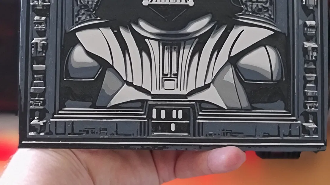 Darth Vader Carving - Tác phẩm chạm khắc bằng Hueforge - Image 1