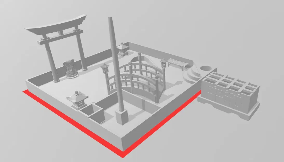 Vườn Zen Có Trạm Tưới Cây - Image 1