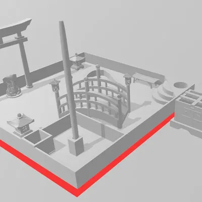 Vườn Zen Có Trạm Tưới Cây