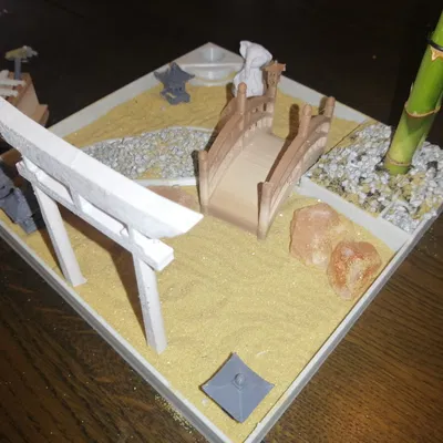 Vườn Zen Có Trạm Tưới Cây