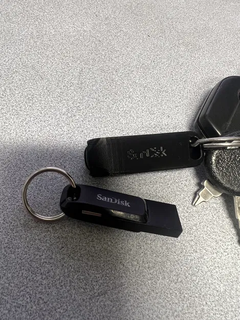 Vỏ TPU Móc Khóa Cho USB Sandisk Ultra Dual USB Go - Image 2