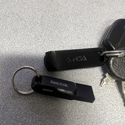 Vỏ TPU Móc Khóa Cho USB Sandisk Ultra Dual USB Go