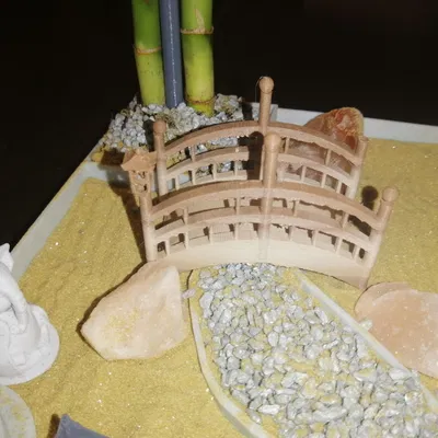 Vườn Zen Có Trạm Tưới Cây