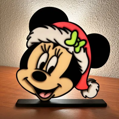 Móc treo cửa sổ Minnie Mouse Giáng Sinh