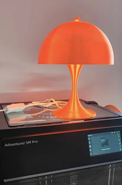 Đèn bàn kiểu Panthella - Hỗ trợ in miễn phí - Image 1