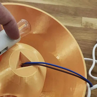 Đèn bàn kiểu Panthella - Hỗ trợ in miễn phí