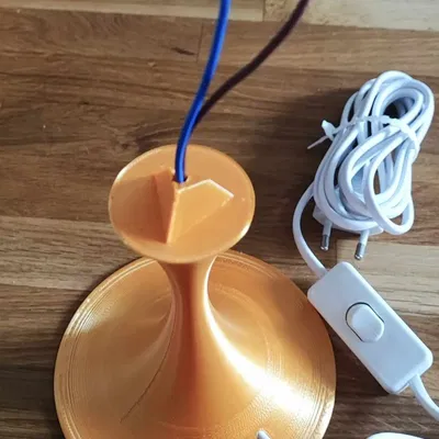 Đèn bàn kiểu Panthella - Hỗ trợ in miễn phí