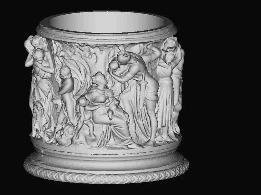 Đầu giếng La Mã với cảnh đồng quê - Image 1