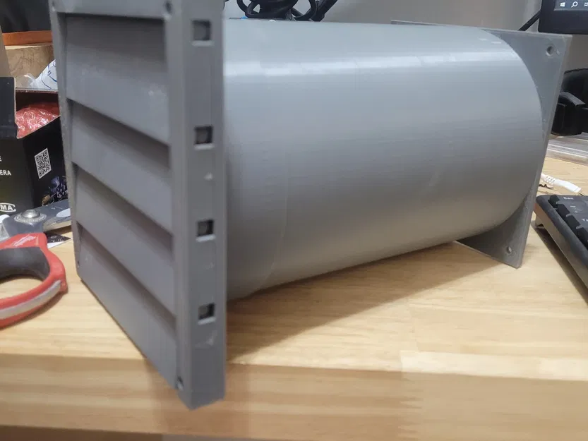 Ống thông gió quạt 120mm xuyên tường - Image 1