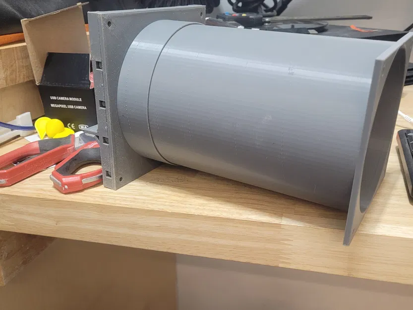 Ống thông gió quạt 120mm xuyên tường - Image 2