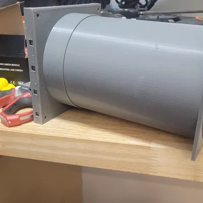 Ống thông gió quạt 120mm xuyên tường