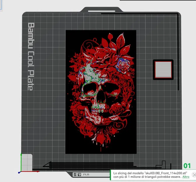 Mô hình "Skull & Roses" Đổi Màu Không Cần AMS/MMU - Image 2