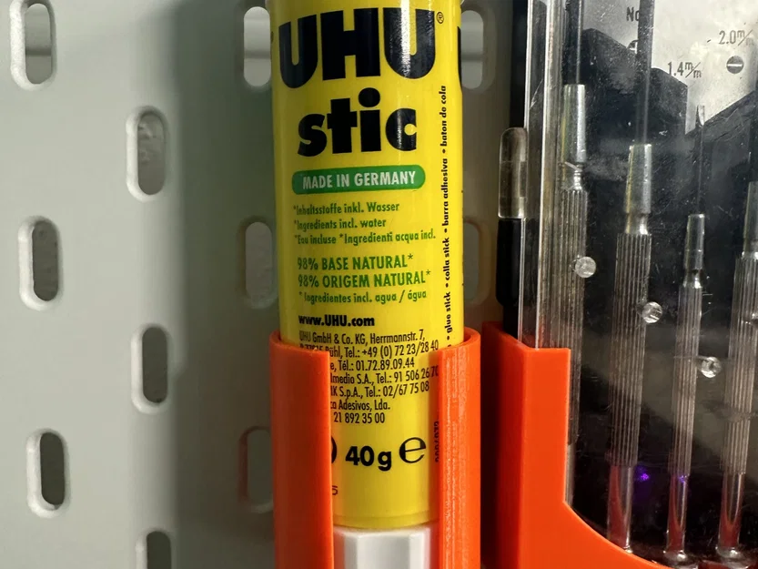 Giá Đỡ Keo Dán Skadis Dạng Tham Số (SkadisTNut, FreeCAD) - Image 1