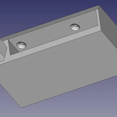 Kẹp Skadis cho Dụng cụ Doa lỗ Ruthex (SkadisTNut, FreeCAD)