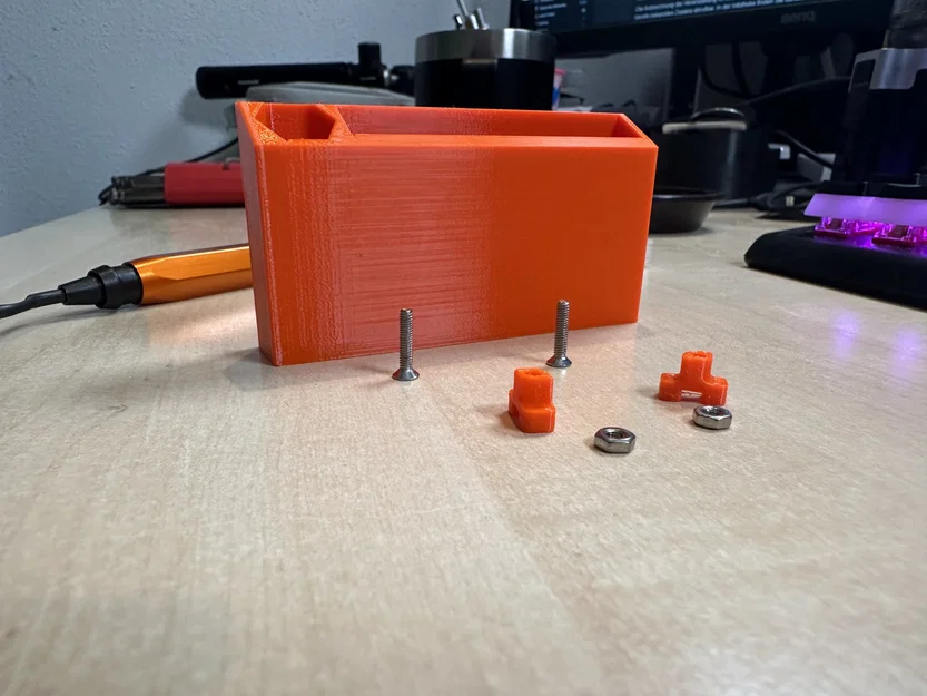 Kẹp Skadis cho Dụng cụ Doa lỗ Ruthex (SkadisTNut, FreeCAD) - Image 3