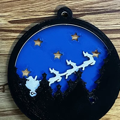 Móc Treo Trang Trí Hình Bóng Ông Già Noel