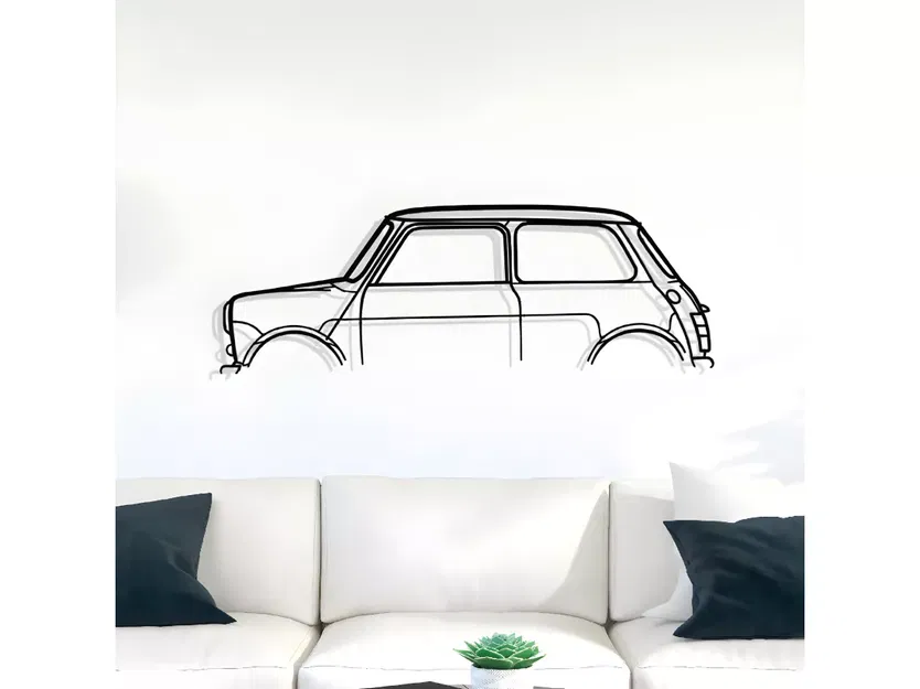 Hình bóng xe Austin Mini - Image 1