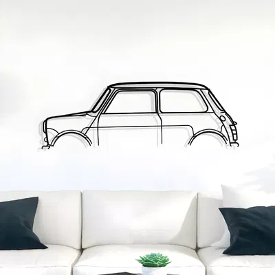 Hình bóng xe Austin Mini