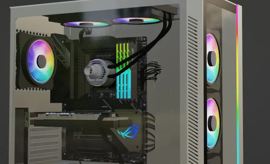 Tháp Giải Nhiệt Lò Phản Ứng Hạt Nhân (MasterLIquid ATMOS Cooler) - Image 1