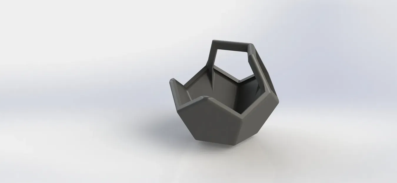 Chậu Treo Tường Hình Ngũ Giác - Image 2