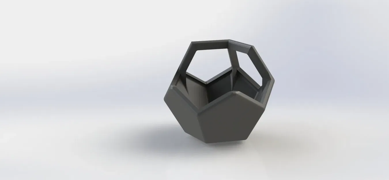 Chậu Treo Tường Hình Ngũ Giác - Image 3