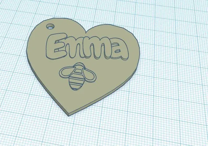Name "Emma" Keychain - Image 2