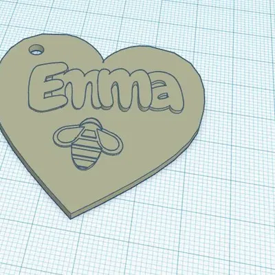 Name "Emma" Keychain