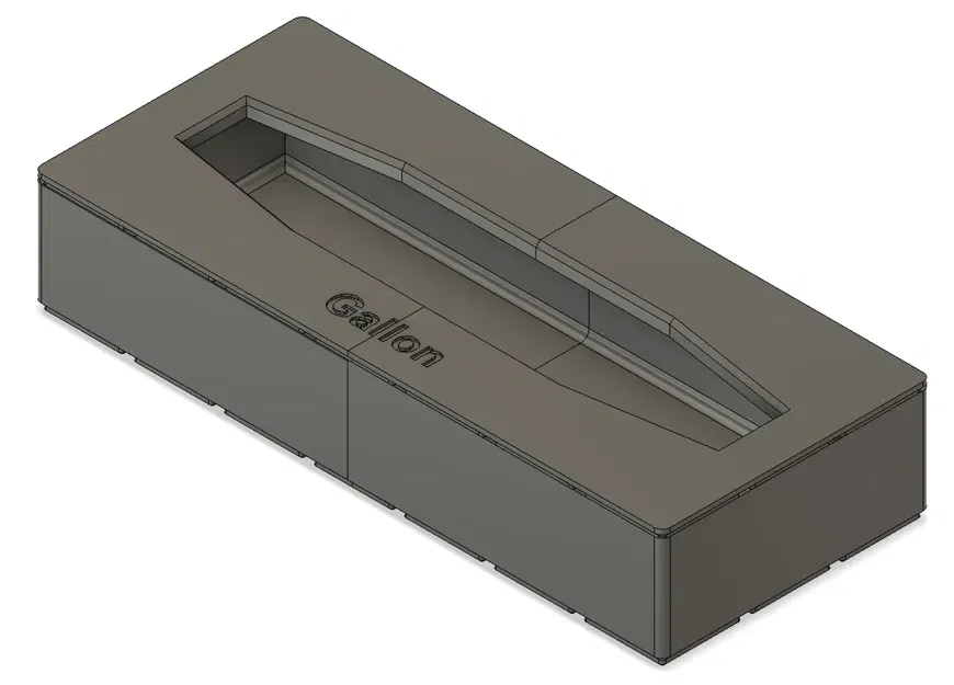 Hộp Gridfinity Cho Túi Ziploc Cỡ Gallon - Image 1