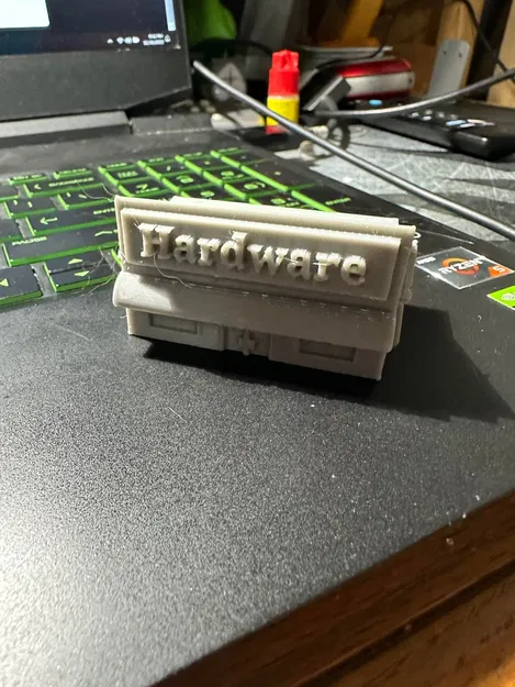 Hardware Store With Marquee - Image 1