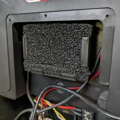 QIDI X-Plus 3 Compact and Easy-to-Use Carbon Filter Mount with Quick-Change Design