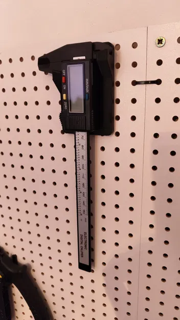 Caliper Mount for Metric Pegboards - Image 1