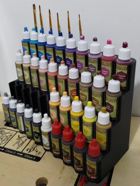 Rangement/organisateur pour peinture maquette army painter, vallejo - Image 1