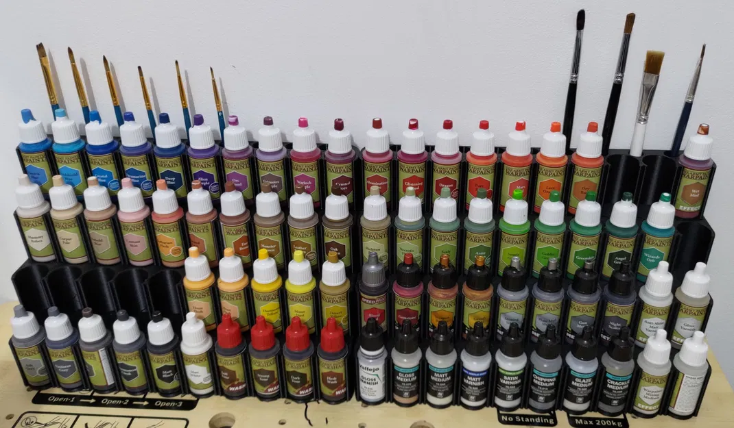 Rangement/organisateur pour peinture maquette army painter, vallejo - Image 3