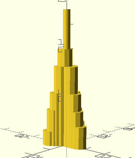 Mô Hình Burj Khalifa Tỉ Lệ 3D - Image 1