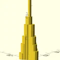 Mô Hình Burj Khalifa Tỉ Lệ 3D - Thumbnail 1