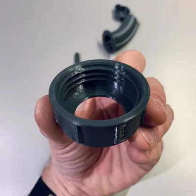 DIN45 canister cap with hole